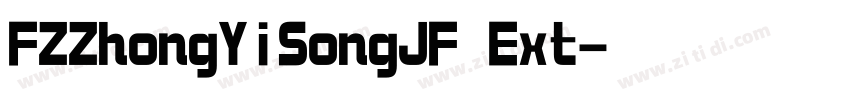 FZZhongYiSongJF Ext字体转换